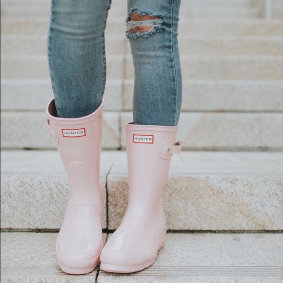 Hunter Shoes - Pink Hunter Original Short Rain Boots